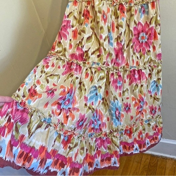 HOUSE OF HARLOW 1960 Floral retro maxi dress with ruffle detail & pockets - Picture 6 of 13